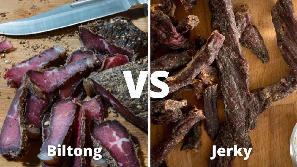 Diferencia entre biltong y jerky