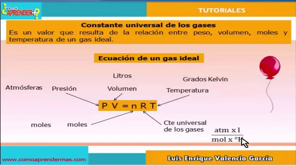 Diferencia entre la constante universal de los gases y la constante característica de los gases