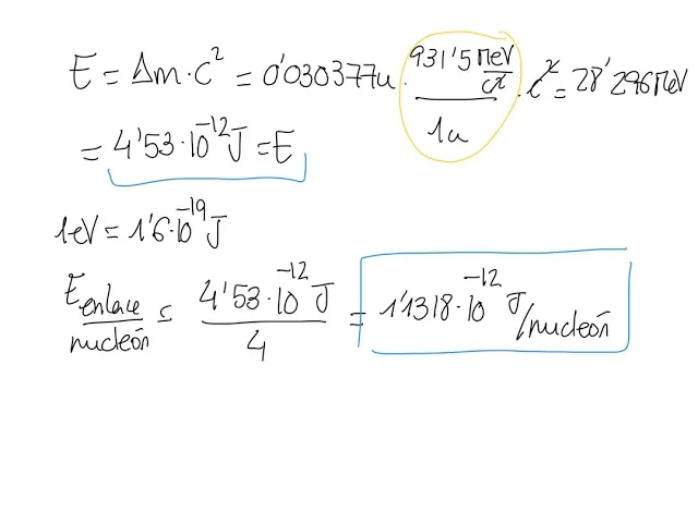 Cómo calcular la energía de enlace nuclear Ciencia