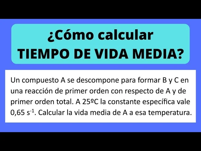 Cómo calcular la vida media Ciencia