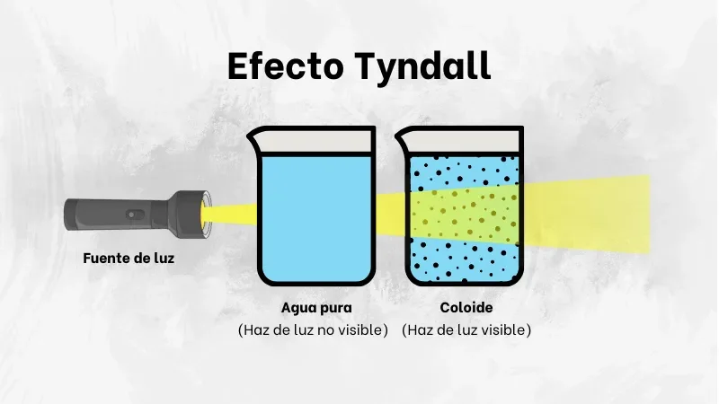 ¿Cómo funciona el efecto Tyndall?