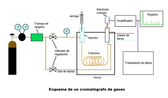¿Cómo funciona la cromatografía de gases?