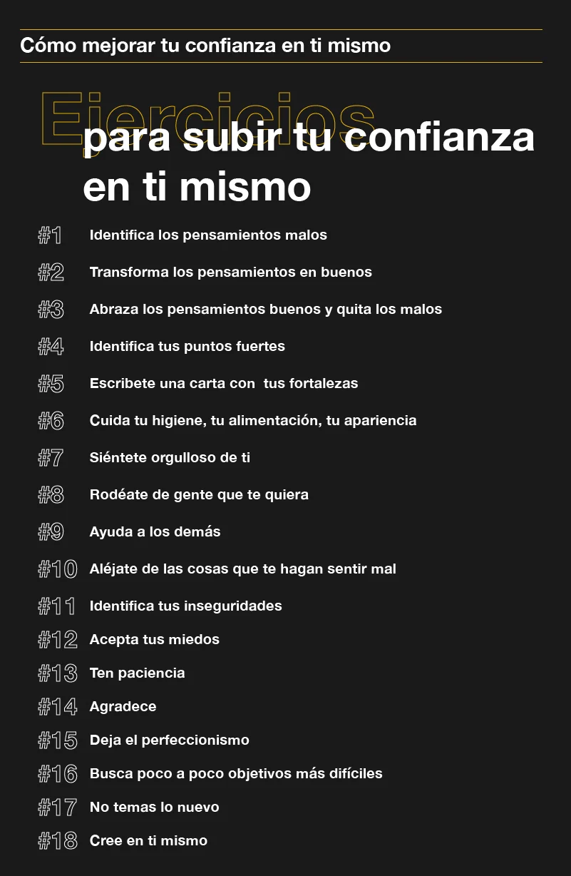 Cómo desarrollar la confianza en uno mismo General