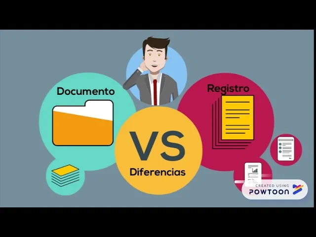 Diferencia entre documento y registro