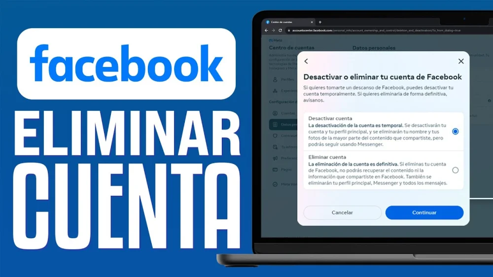 Cómo eliminar una cuenta de Facebook Tecnología