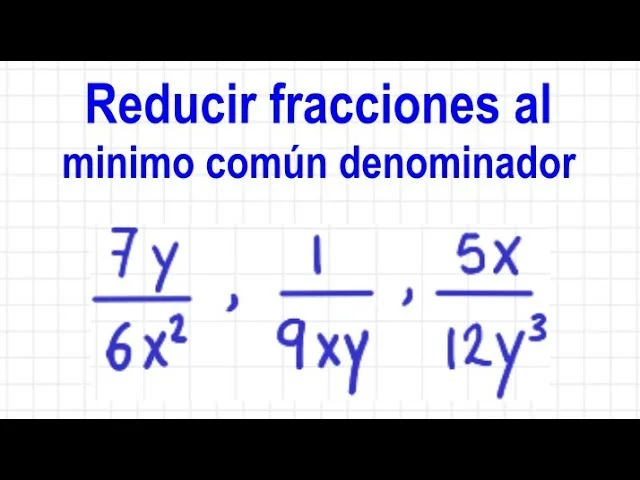 Cómo encontrar el mínimo común denominador Ciencia