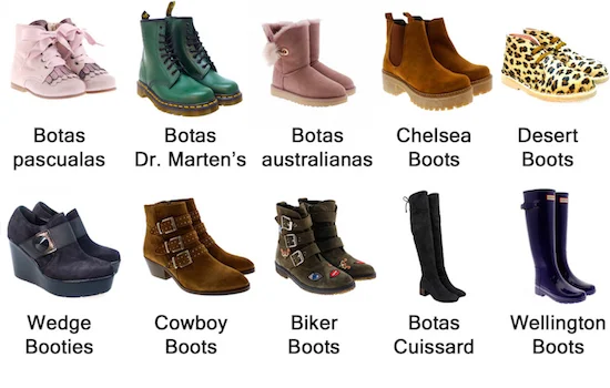 Diferencia entre botas y zapatillas