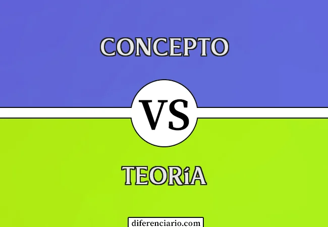Diferencia entre concepto y teoría