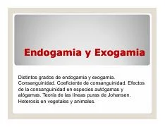 Diferencia entre endogamia y exogamia