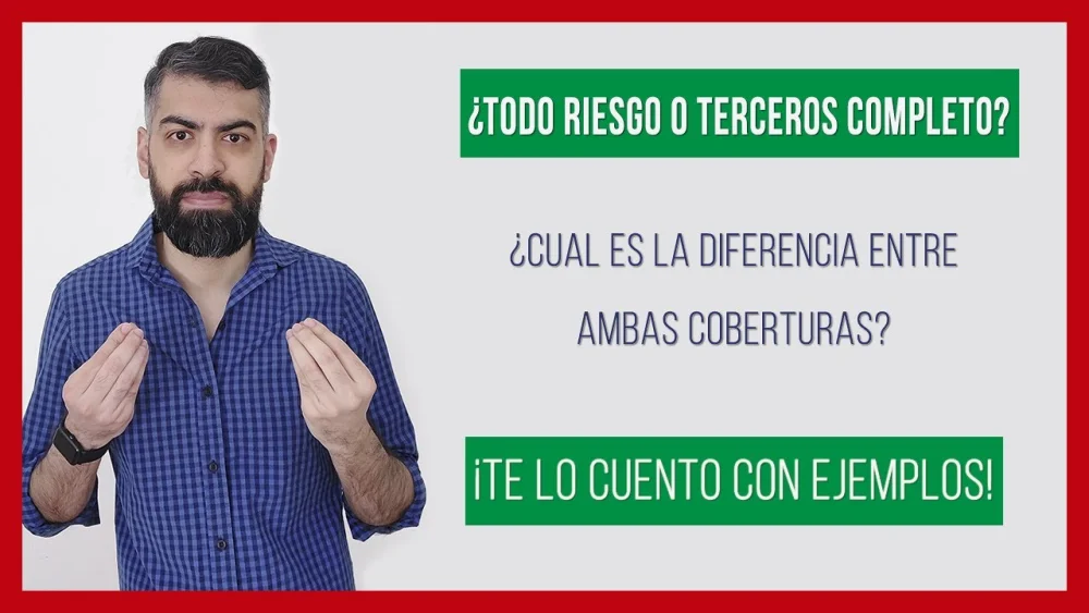 Diferencia entre un seguro a todo riesgo y un seguro a terceros
