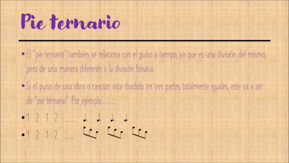 ¿Cómo se relacionan el compás rítmico y los pies?