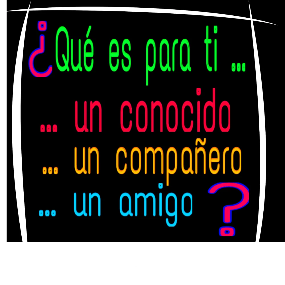 Diferencia entre amigo y conocido