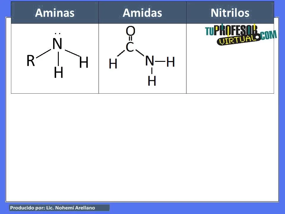 Diferencia entre amina y amida