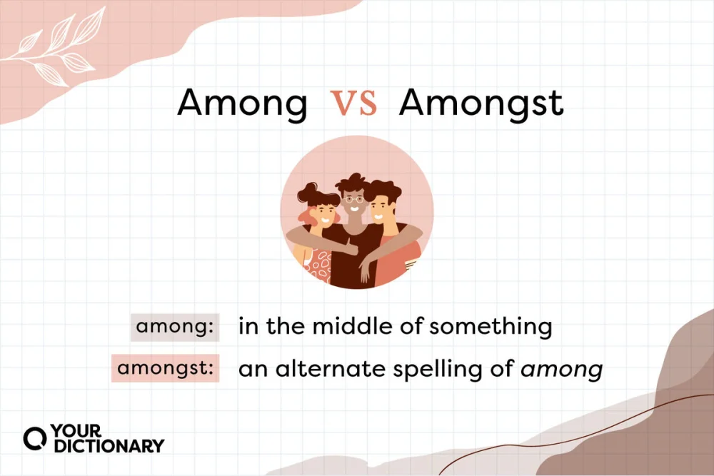 Diferencia entre Among y Amongst