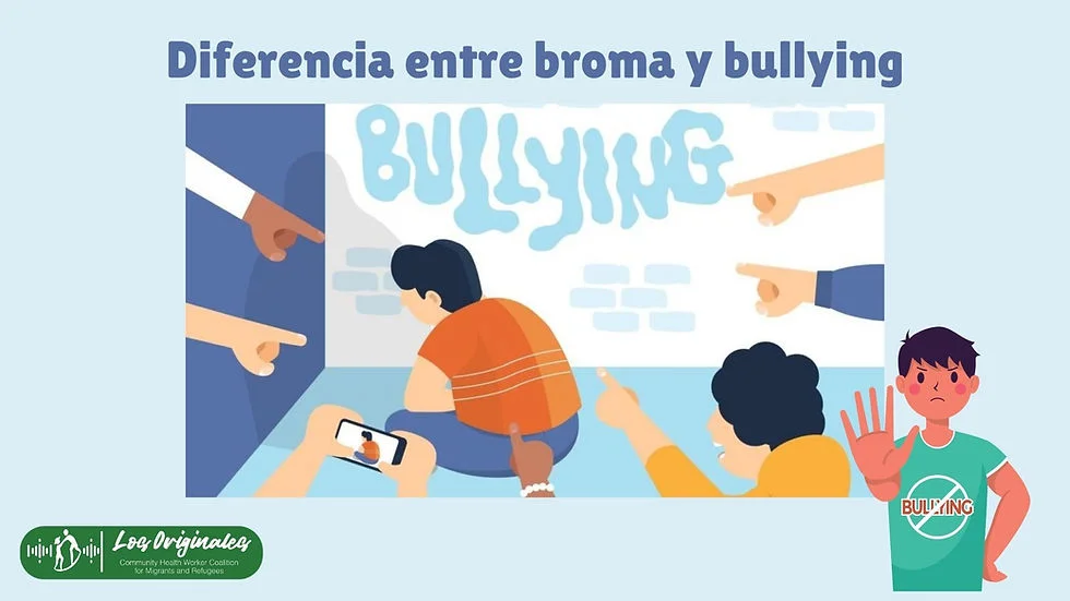 Diferencia entre bullying y burla