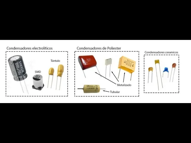 Diferencia entre condensador cerámico y electrolítico