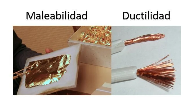 Diferencia entre ductilidad y maleabilidad
