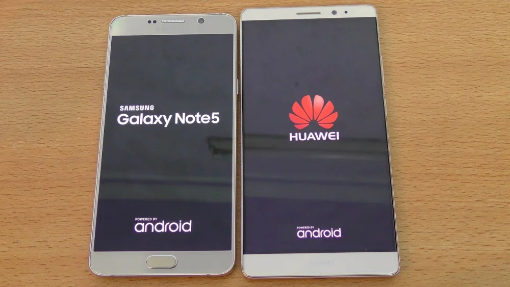 Diferencia entre el Huawei Mate 8 y el Samsung Galaxy Note 5