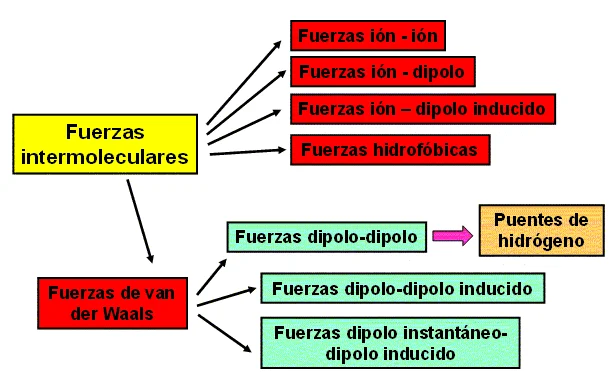 Diferencia entre enlaces de hidrógeno intermoleculares e intramoleculares