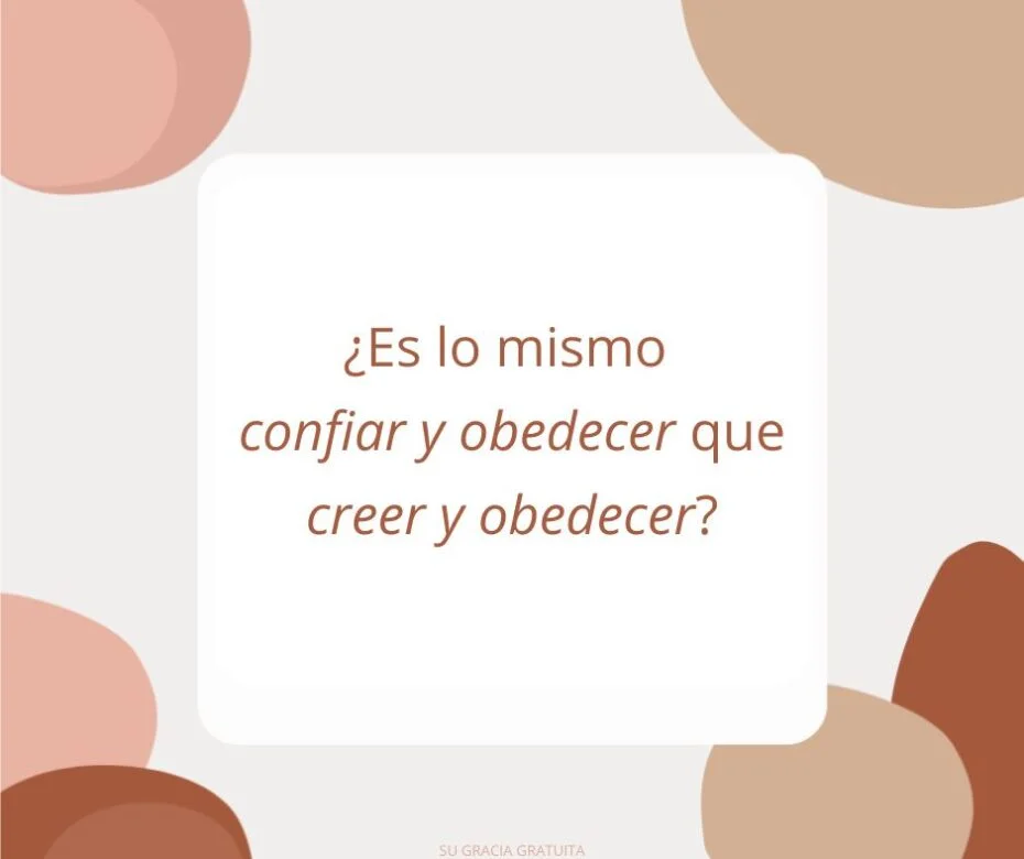 Diferencia entre confiar y creer