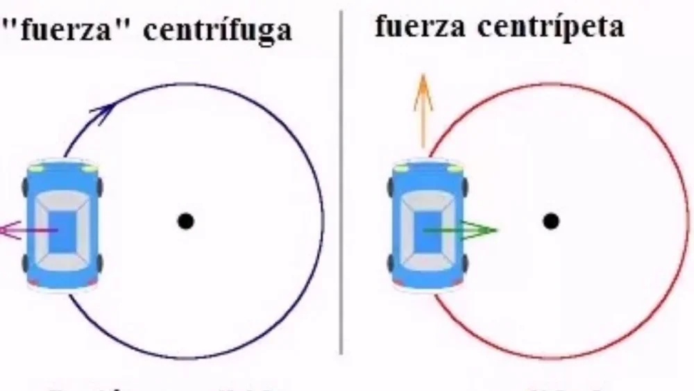 Diferencia entre fuerza centrífuga y centrípeta
