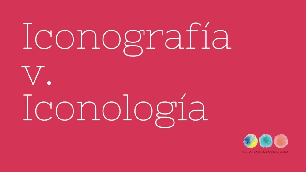 Diferencia entre iconografía e iconología