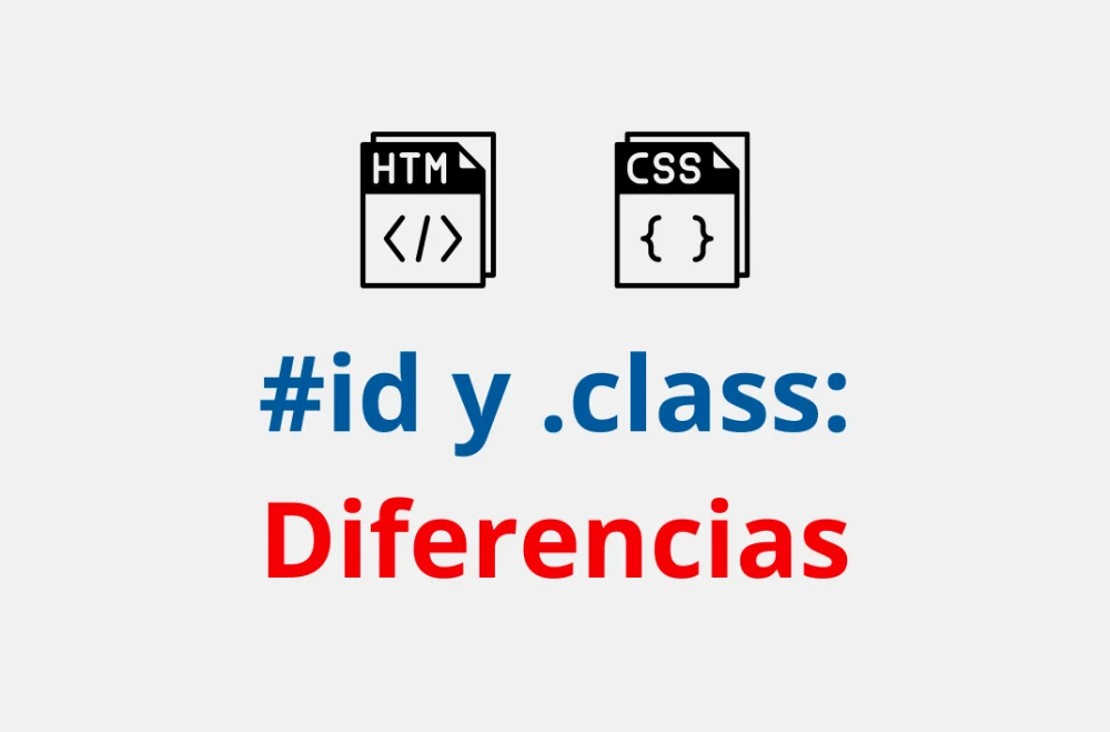 Diferencia entre id y clase en CSS