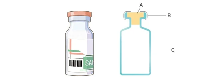 Diferencia entre una ampolla y un vial
