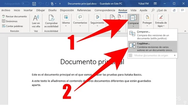 Cómo fusionar documentos de Word Tecnología