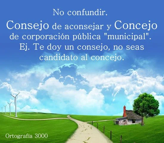 Diferencia entre consejo y aconsejar