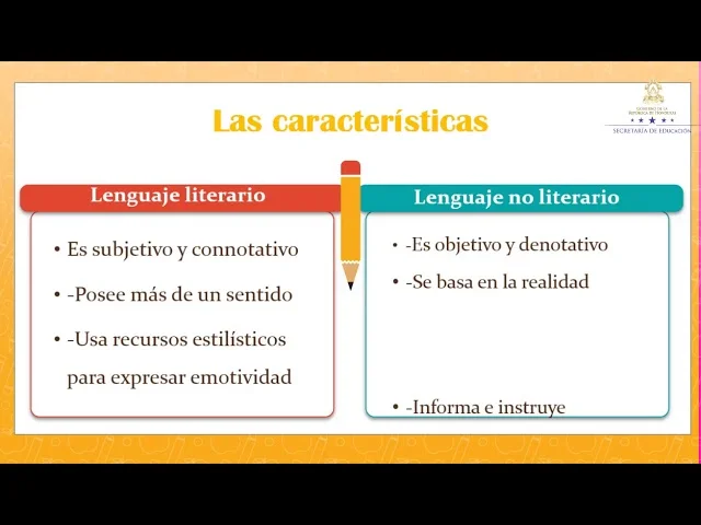Diferencia entre el lenguaje ordinario y el lenguaje literario