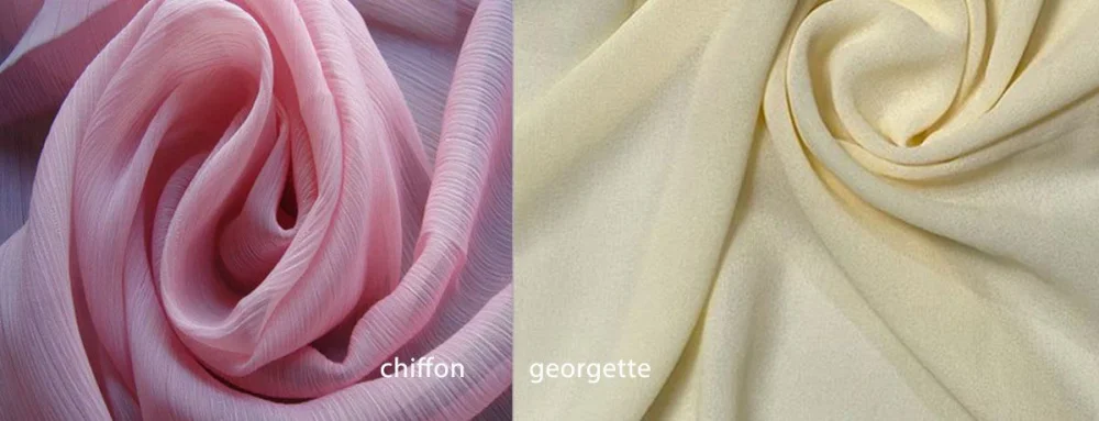 Diferencia entre la gasa y la georgette