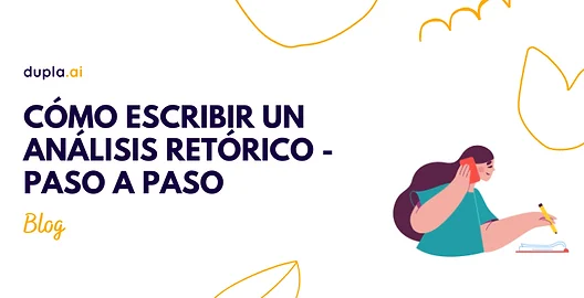 Cómo escribir un análisis retórico