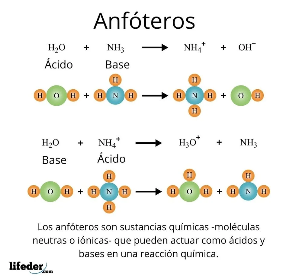 Diferencia entre anfiprótico y anfotérico