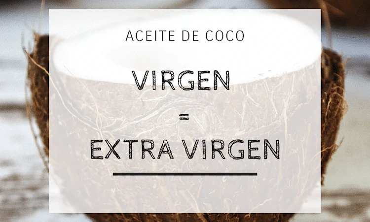 Diferencia entre el aceite de coco virgen y el aceite de coco virgen extra