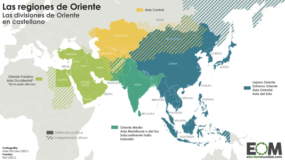 Diferencia entre el Mediterráneo y el Medio Oriente