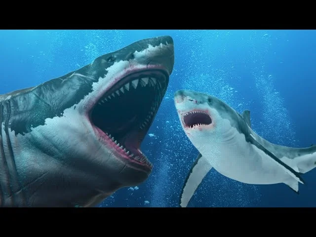 Diferencia entre el megalodón y el gran tiburón blanco