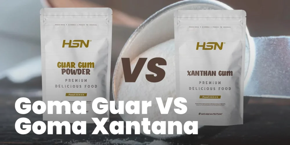 Diferencia entre la goma guar y la goma xantana