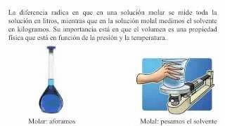 Diferencia entre molaridad y molalidad