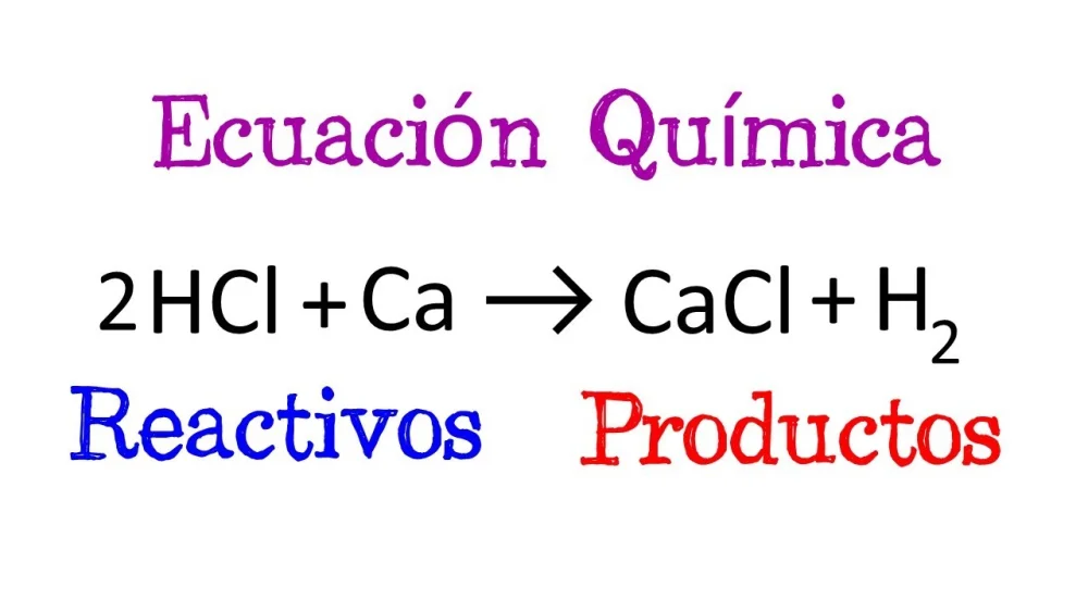 Diferencia entre reactivos y productos