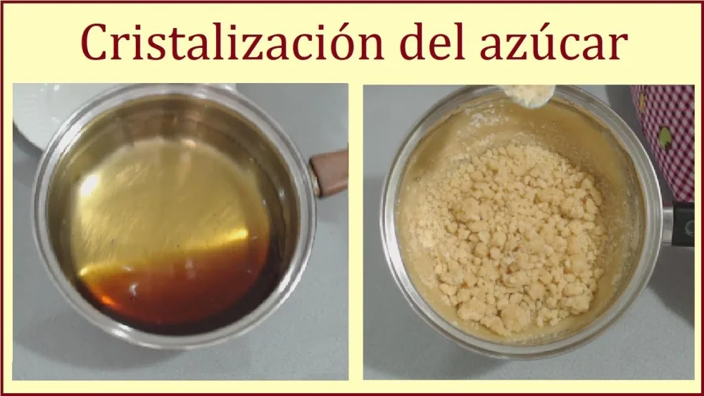 Diferencia entre caramelización y cristalización