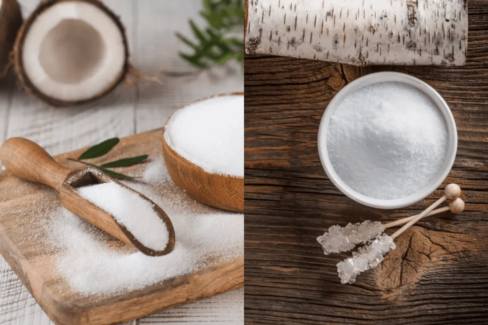 Diferencia entre eritritol y xilitol