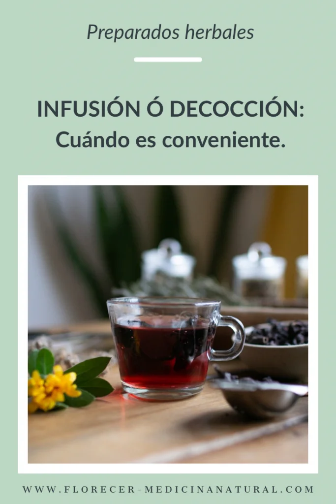 Diferencia entre infusión y decocción