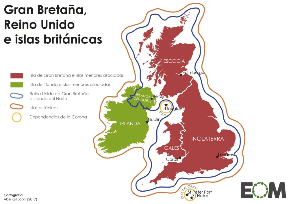Diferencia entre Inglaterra y Gran Bretaña