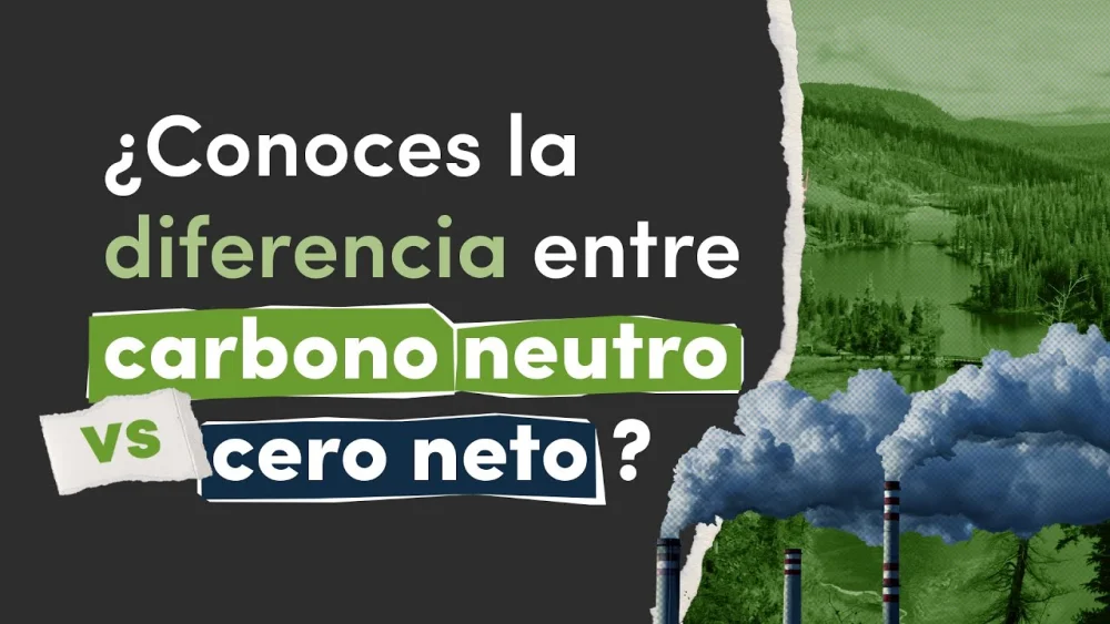 Diferencia entre carbono neutral y cero neto