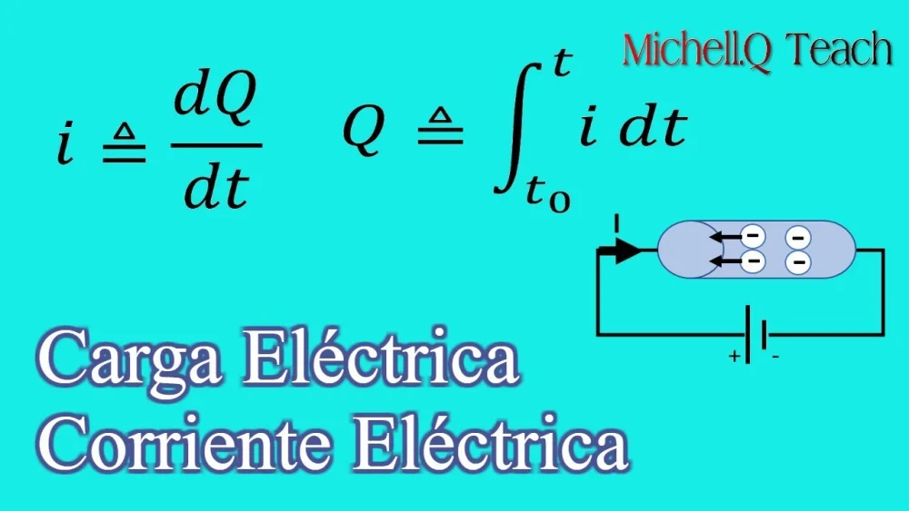 Diferencia entre carga eléctrica y corriente eléctrica