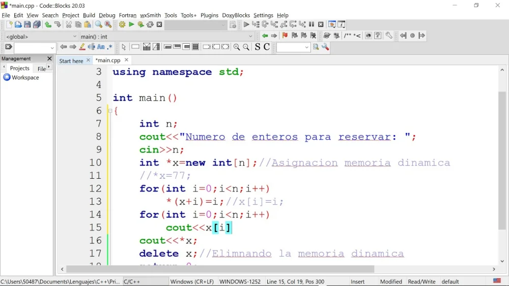 Diferencia entre el operador nuevo y el operador eliminar en C++