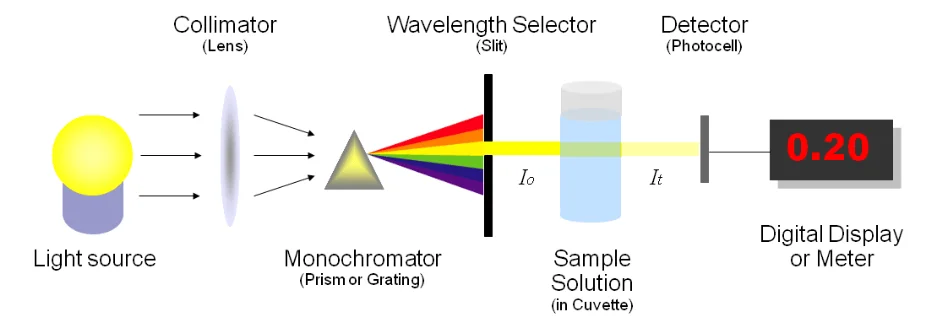Diferencia entre espectrofotometría y espectrofluorimetría