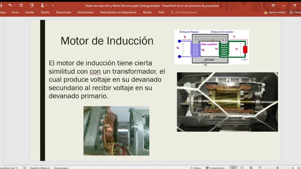 Diferencia entre motor de inducción y motor síncrono