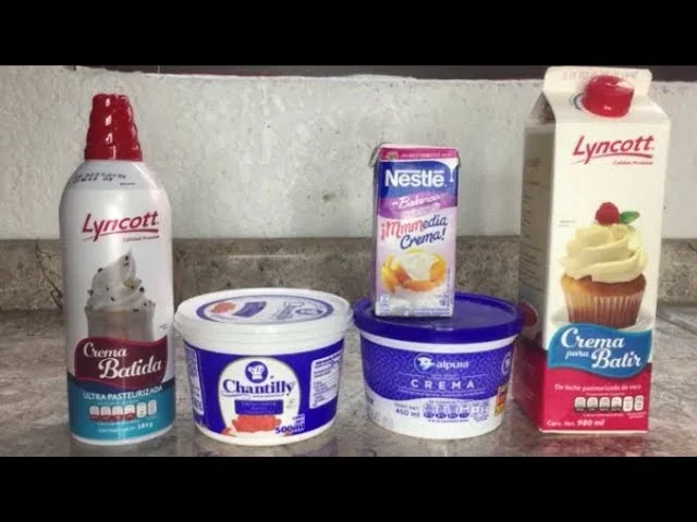 Diferencia entre crema y crema espesa